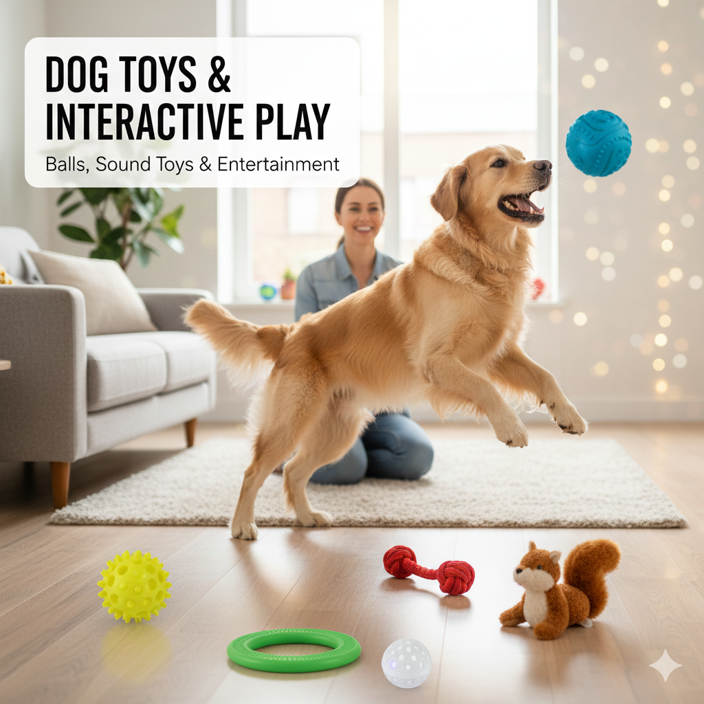 Dog Toys & Interactive Play - Balls, Sound Toys & Entertainment