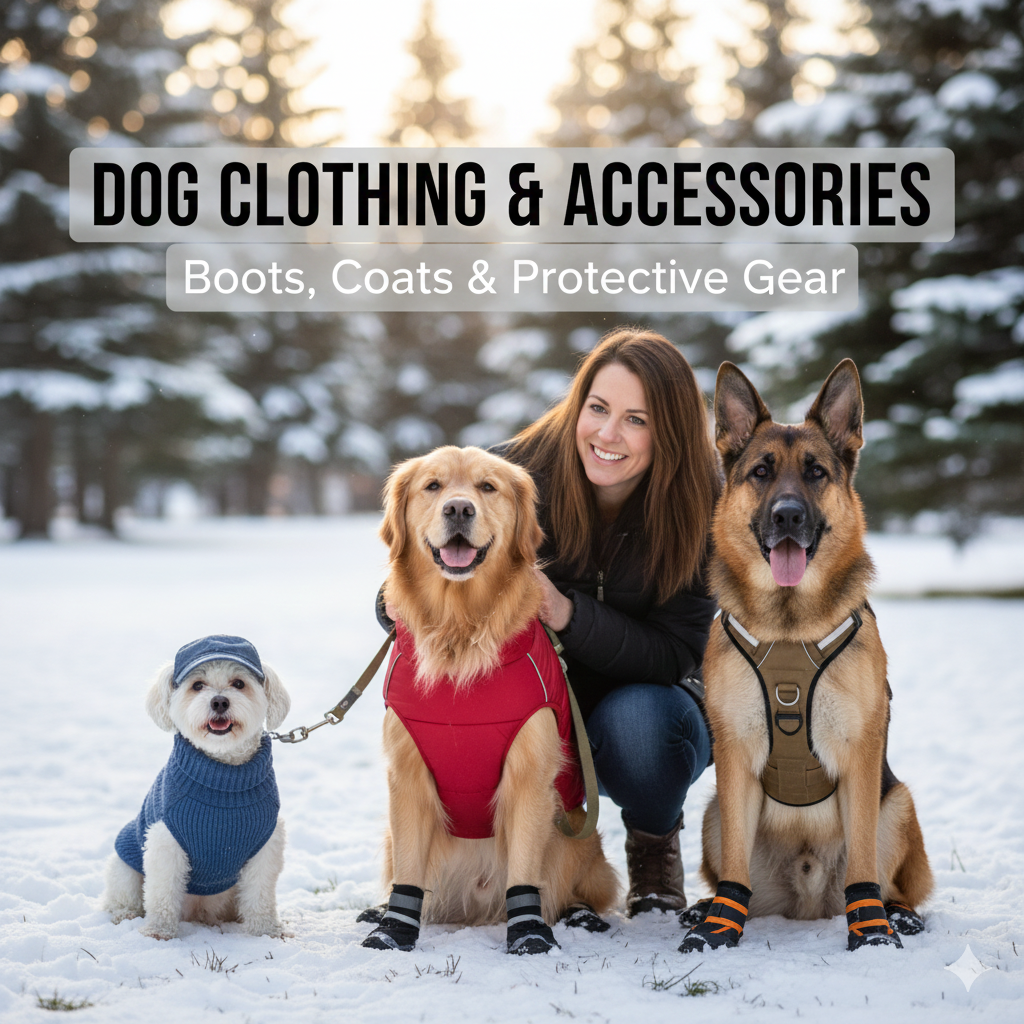 Dog Clothing & Accessories - Boots, Coats & Protective Gear
