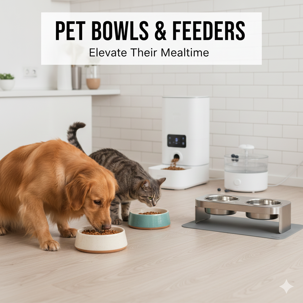 Pet Bowls & Feeders