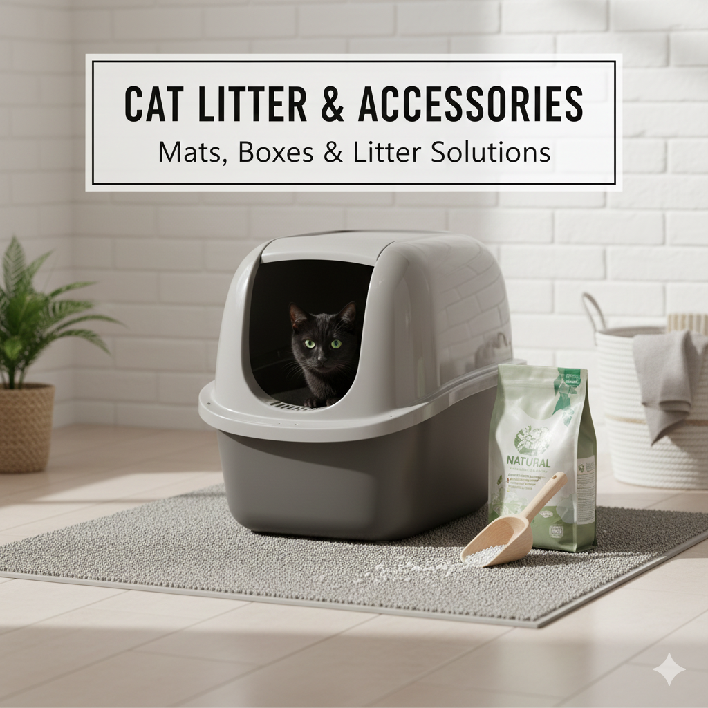 Cat Litter & Accessories - Mats, Boxes & Litter Solutions