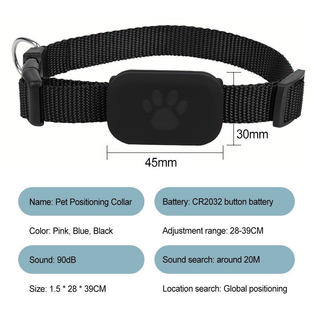 Pet Cat Dog GPS Locator Tracker anti Lost Tracking Finder Device with Collar