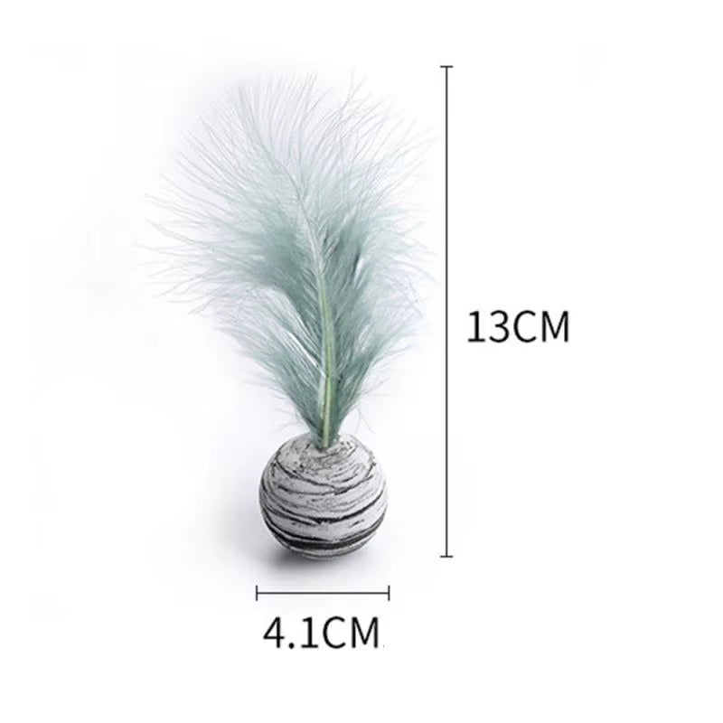 Cat Toy Ball Feather Funny Cat Toy Star Ball plus Feather Foam Ball Throwing Toys Interactive Toys Pet Supplies Katten Toy