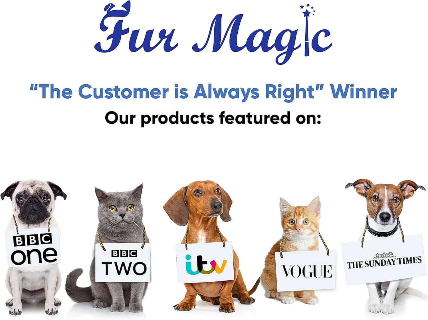 Fur Magic Deshedding and Dematting Comb Double Sided Undercoat Rake Pet Grooming