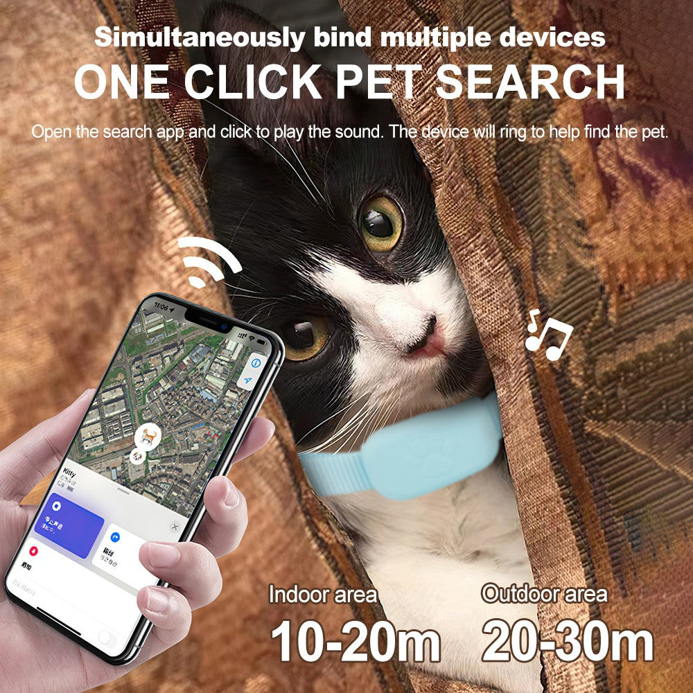 Pet Cat Dog GPS Locator Tracker anti Lost Tracking Finder Device with Collar