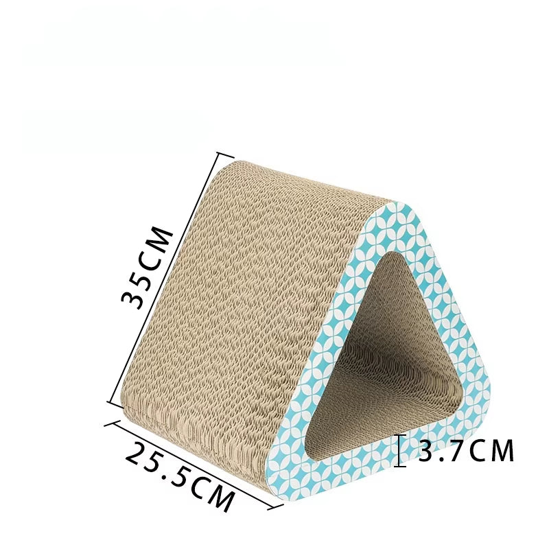Cat Scratch Board Pad Grinding Nails Interactive Protecting Furniture Cat Toy Corrugated Large Size Catw Scratcher Toy Cardboard