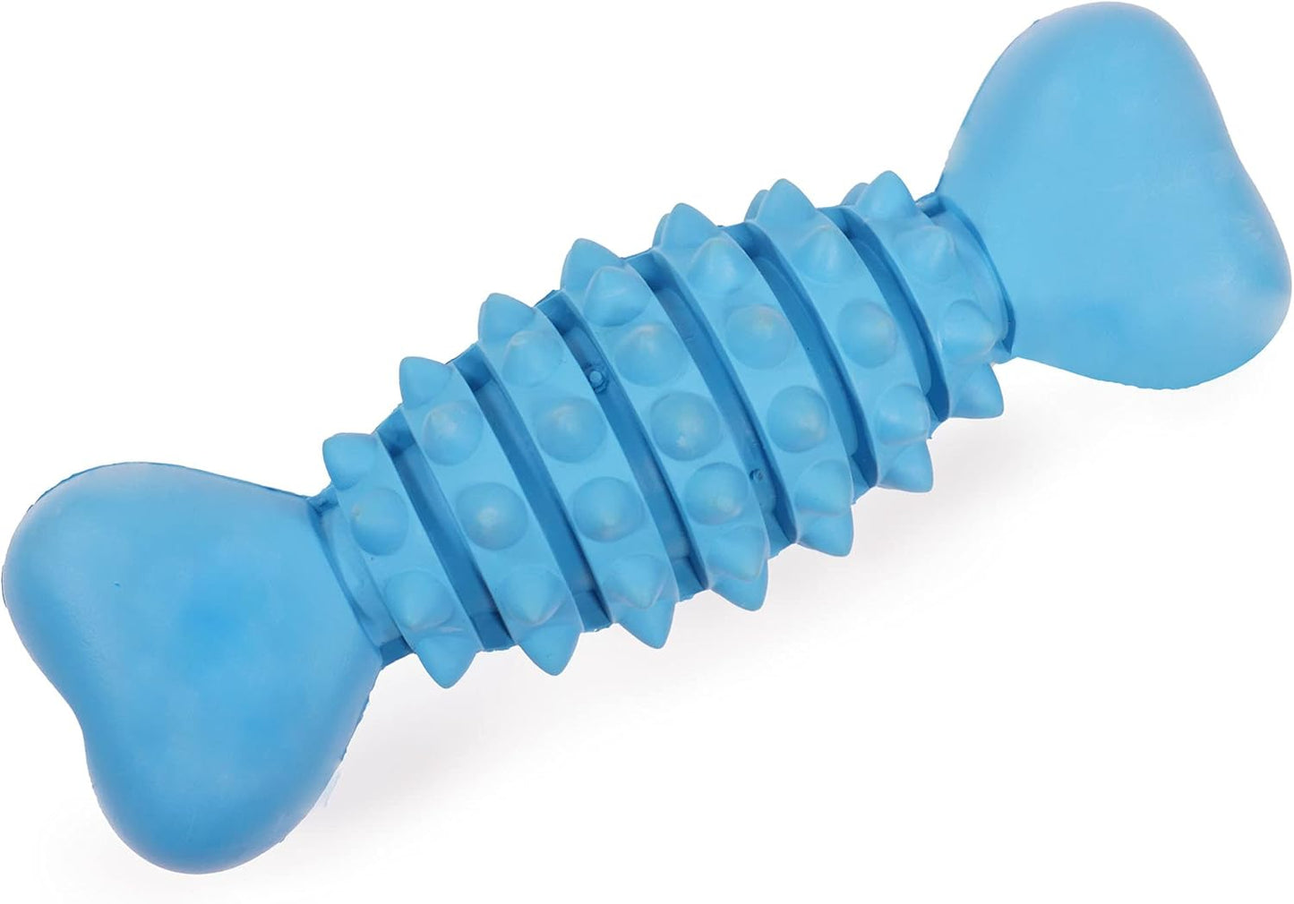 Rosewood Cyber Rubber Dental Bone for Dogs - Tough, Chew-Resistant Dog Toy - Non