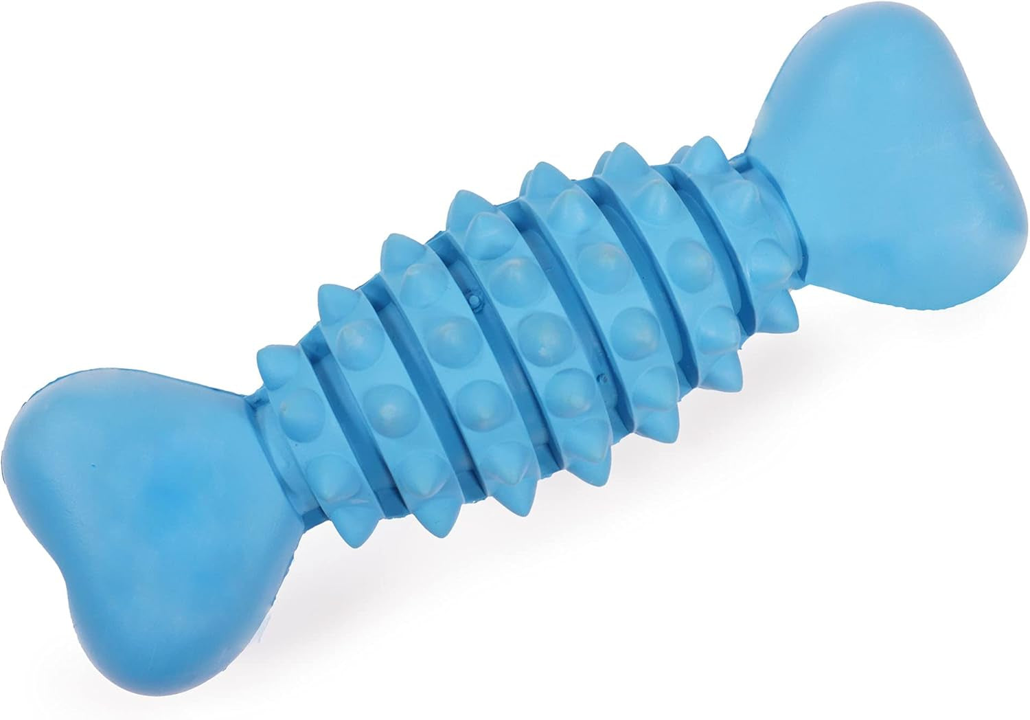 Rosewood Cyber Rubber Dental Bone for Dogs - Tough, Chew-Resistant Dog Toy - Non