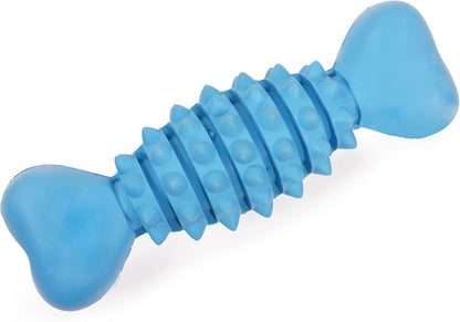 Rosewood Cyber Rubber Dental Bone for Dogs - Tough, Chew-Resistant Dog Toy - Non