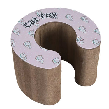 Cat Scratch Board Pad Grinding Nails Interactive Protecting Furniture Cat Toy Corrugated Large Size Catw Scratcher Toy Cardboard