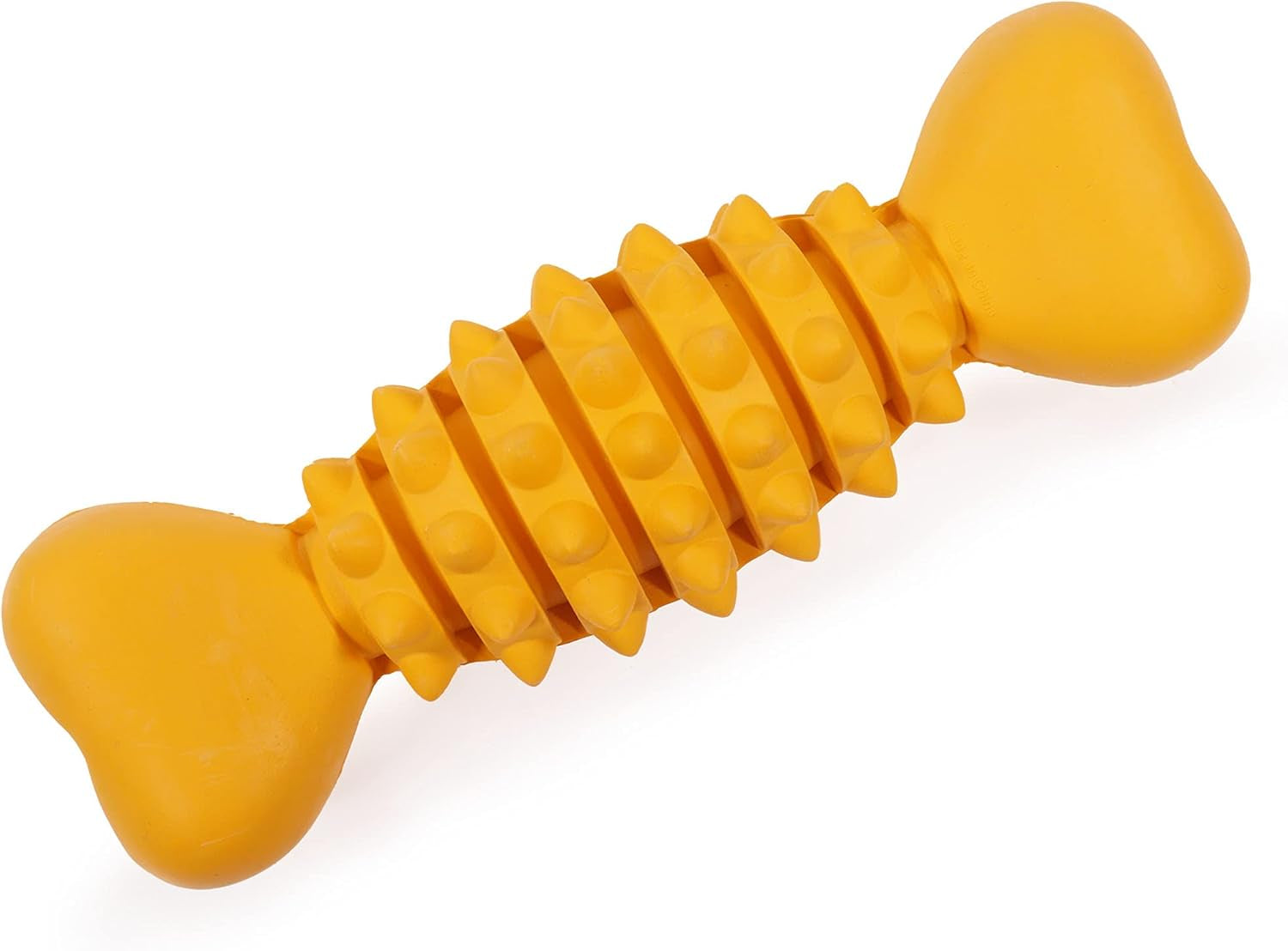 Rosewood Cyber Rubber Dental Bone for Dogs - Tough, Chew-Resistant Dog Toy - Non