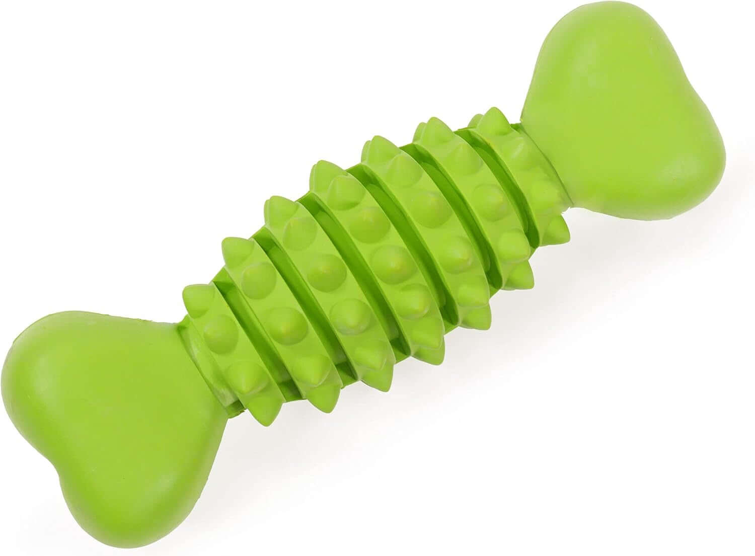 Rosewood Cyber Rubber Dental Bone for Dogs - Tough, Chew-Resistant Dog Toy - Non